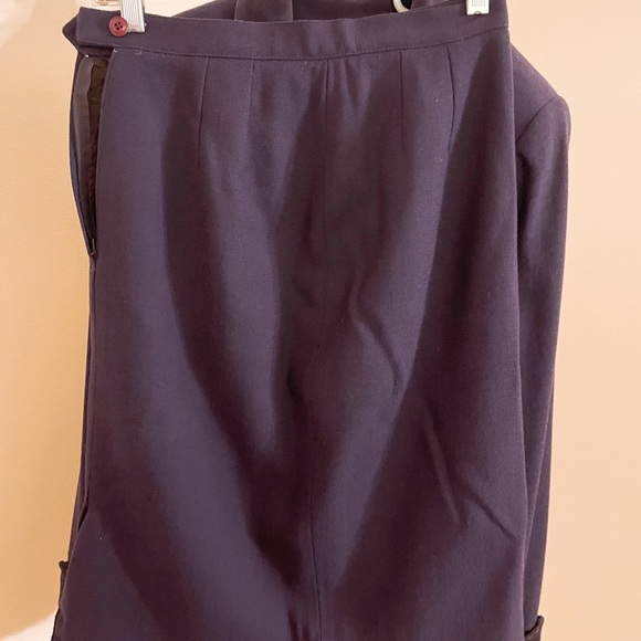 vintage kasper ASL women suit plum color - Picture 2 of 4